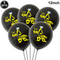 Construction Truck Balloons Excavator Cement Truck Forklift Crane Foil Balloon Kid Boys Birthday Party Construction Theme Decors