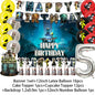 Game L-Little Nightmaresd 3 Birthday Party Decorations Balloons Banner Cake Topper Anime Backdrop Halloween Decor Kids Gifts