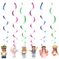 Pink Robloxed Theme Birthday Party Decorations Tableware Set Balloons Cups Plates Banner Backdrop for Girls Baby Shower Supplies
