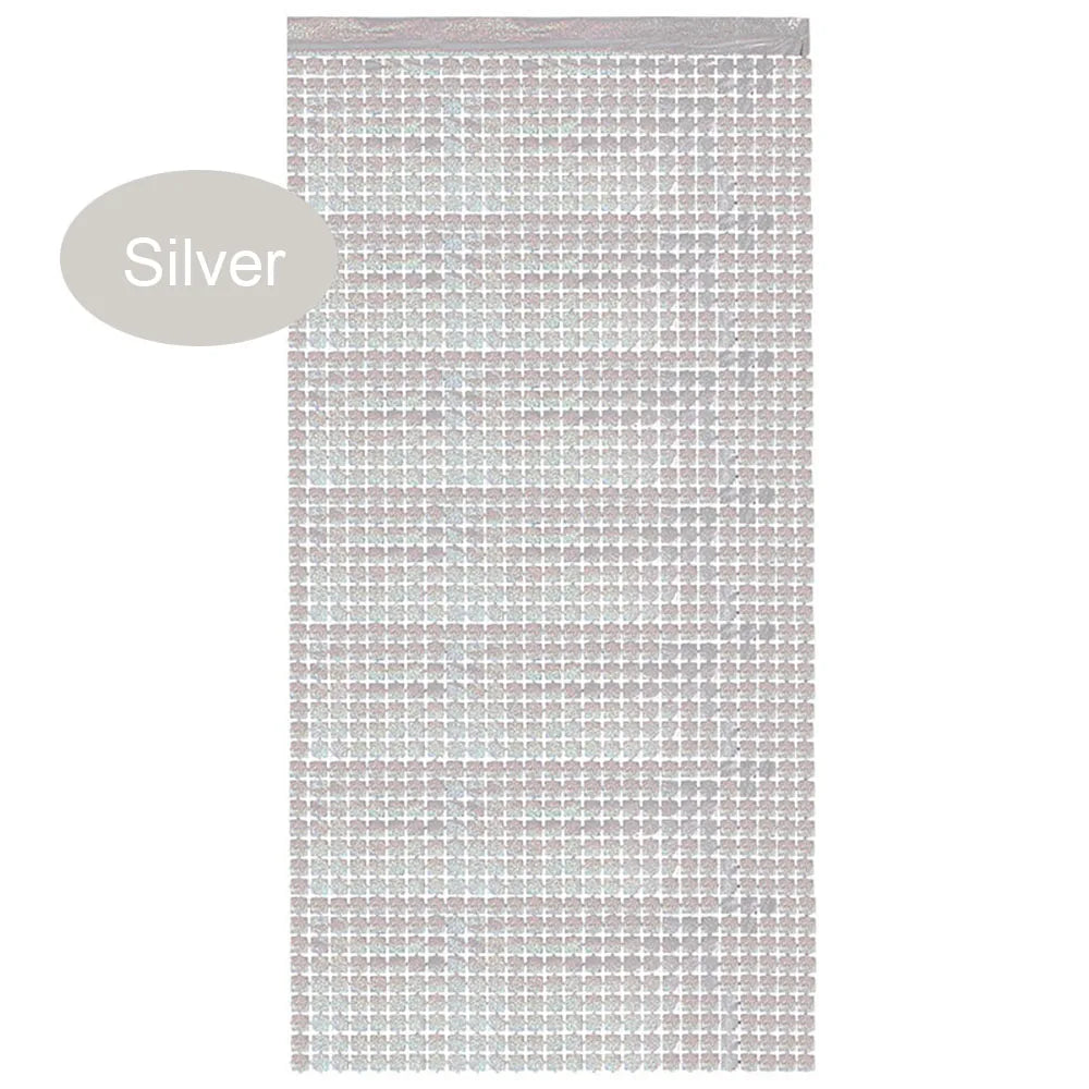 Bachelorette Party Decorations Sequin Backdrop Curtain 2m Tinsel Foil Birthday Curtain Wedding Birthday Party Decorations