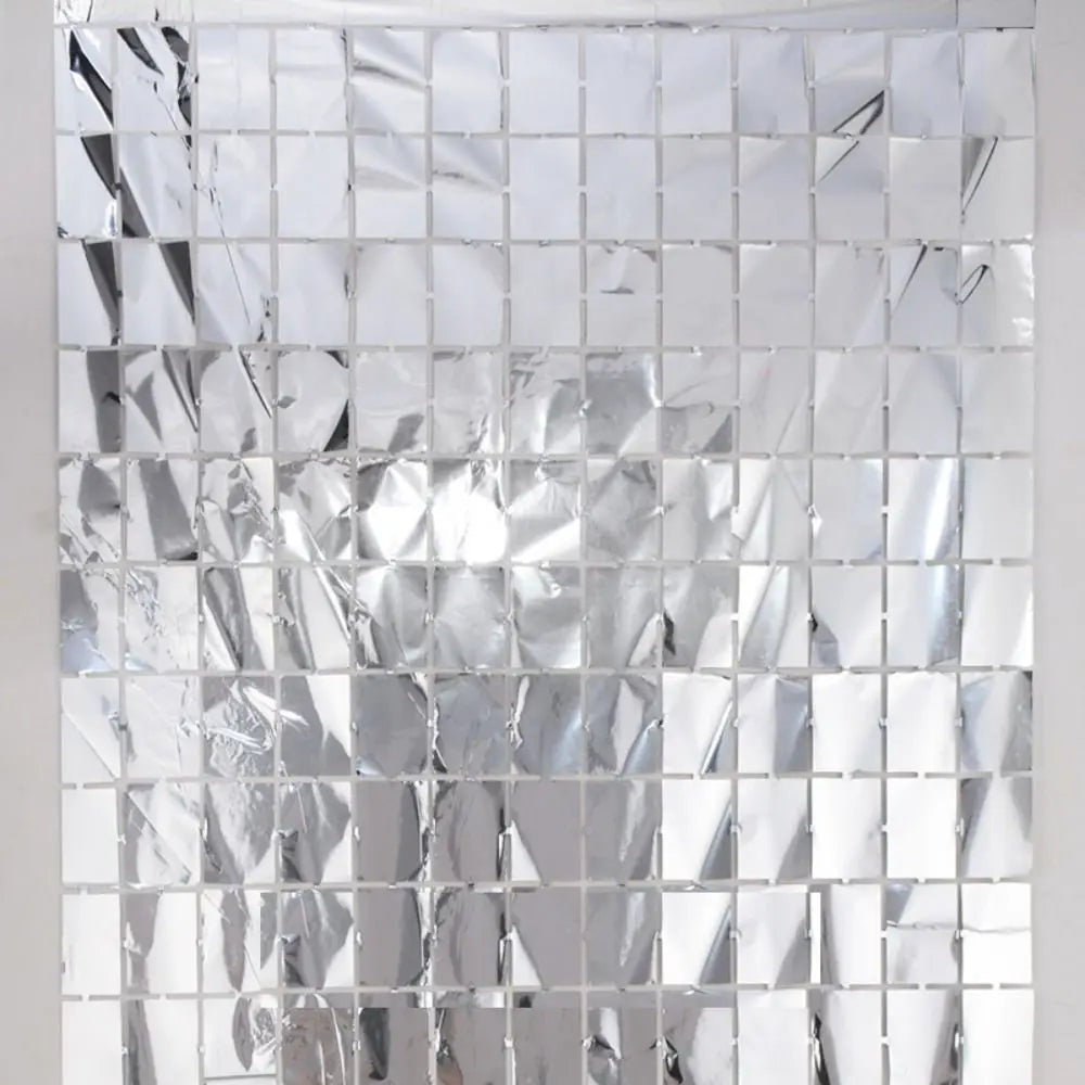 Luxury Great Event Decor Wall Background Curtain Party Decoration Festival Celebrations Backdrop Decorations Square Sequin Panel