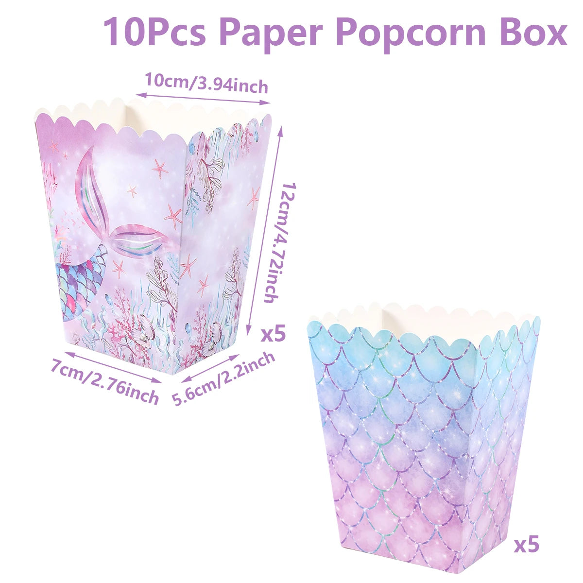Little Mermaid Party Decoration Mermaid Disposable Tableware Happy 1st Birthday Party Decorations Kids Baby Shower Girl Supplies