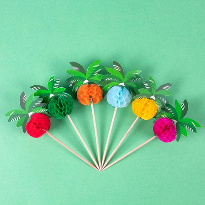 Tropical Party Decorations  Hibiscus Flower Garland Strawberry Cups Luau Grass Table Skirt Summer Beach Hawaiian Party Supplies