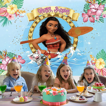 Moana Party Decoration Vaiana Oceania Party Favors Gifts Supplies Backdrop Birthday Decorations Christmas Stocking Fillers