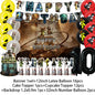 Game L-Little Nightmaresd 3 Birthday Party Decorations Balloons Banner Cake Topper Anime Backdrop Halloween Decor Kids Gifts