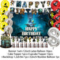 Game L-Little Nightmaresd 3 Birthday Party Decorations Balloons Banner Cake Topper Anime Backdrop Halloween Decor Kids Gifts