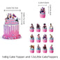 Kpop Demon Hunters Theme Disposable Tableware Set Party Supplies Huntrix Saga Boys Cake Toppings Hanging Cloth Party Decoration