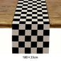 Racing Car Table Runner Tablecloths Table cover checkered flag racing road track kids Race Car Themed birthday Party Decoration