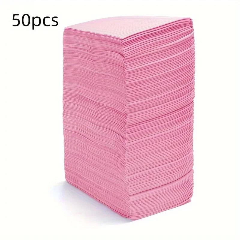50/110PCS Tattoo Tabletop Cover Disposable Bed Sheet Fabric Waterproof Stain Resistant Cleaning Table Mat