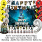 Game L-Little Nightmaresd 3 Birthday Party Decorations Balloons Banner Cake Topper Anime Backdrop Halloween Decor Kids Gifts