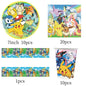 Pokemon Party Decorations Girls Party Pink Tableware Set Plate Cup Napkin Tablecloth Baby Shower Kids Birthday Party Supplies