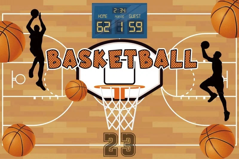 Basketball Theme Party Decorations  Disposable Tableware Set Baby Shower Favor Balloon Banner Tablecloth Kids Party Supplies