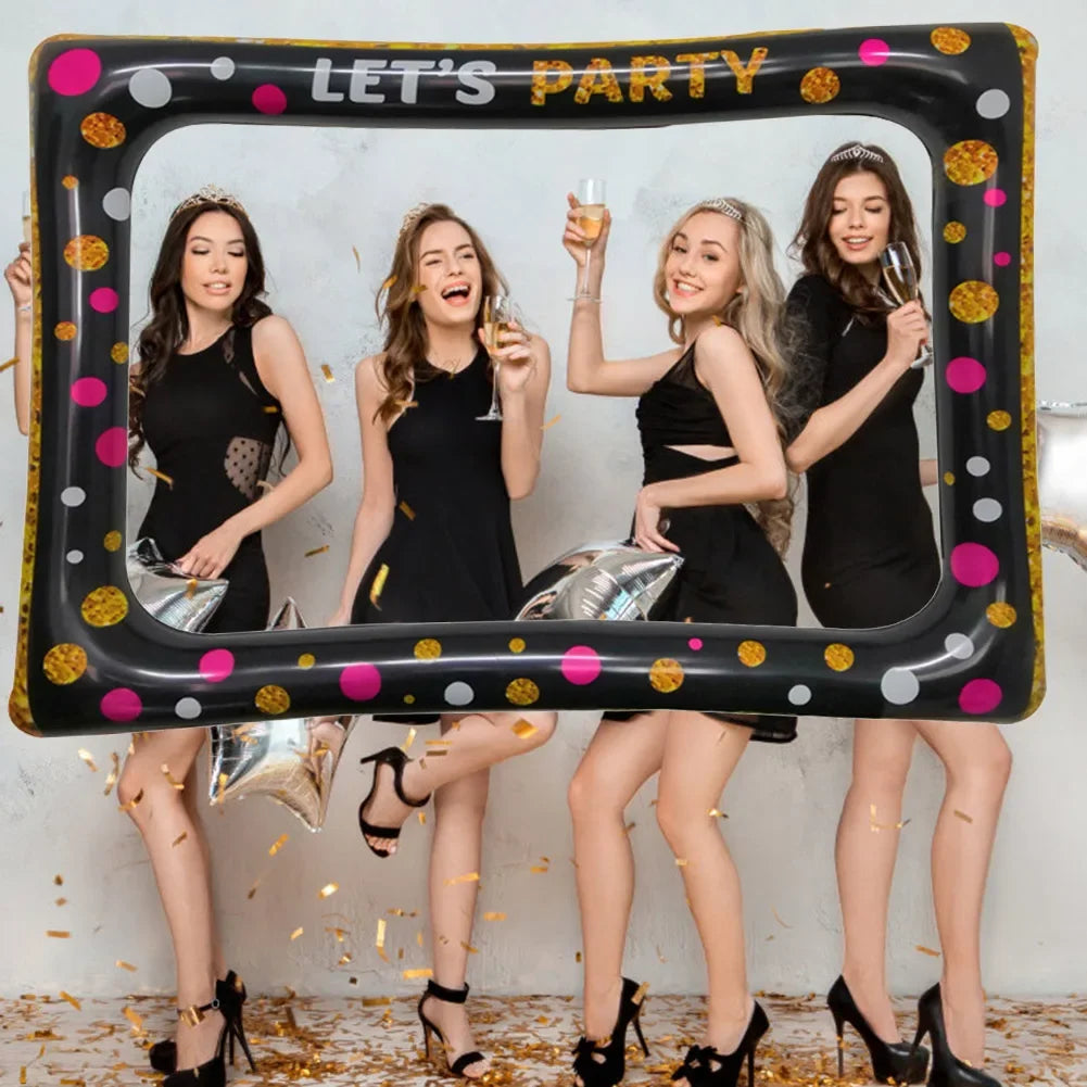 Decoration Picture Frame Picture Selfie Frame Party Fun Photo Booth Prop for Birthday Baby Shower Wedding for Carnival Party