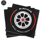 Checkered Race Car Party Tablecloths Black White Checkered Flag Tablecloth Racetrack Tablecover Racing Birthday Party Supplies