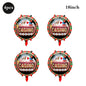 Casino Party Decoration Dice Balloon Lucky 7 Foil Balloon Latex Poker Balloons Casino Poker Party Las Vegas Wedding Decorations