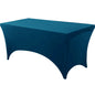 Spandex Tablecloth Tight Fitted Washable and Wrinkle Resistant Stretch Rectangular Patio Table Cover for Event Wedding Parties