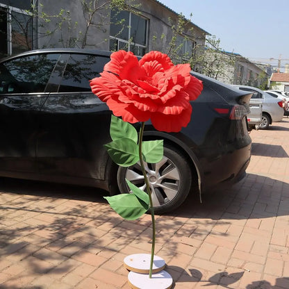 Artificial Peony Wedding Party Decoration Large Flower Show Props Fake Flowers DIY Flower Background Wall Decoration