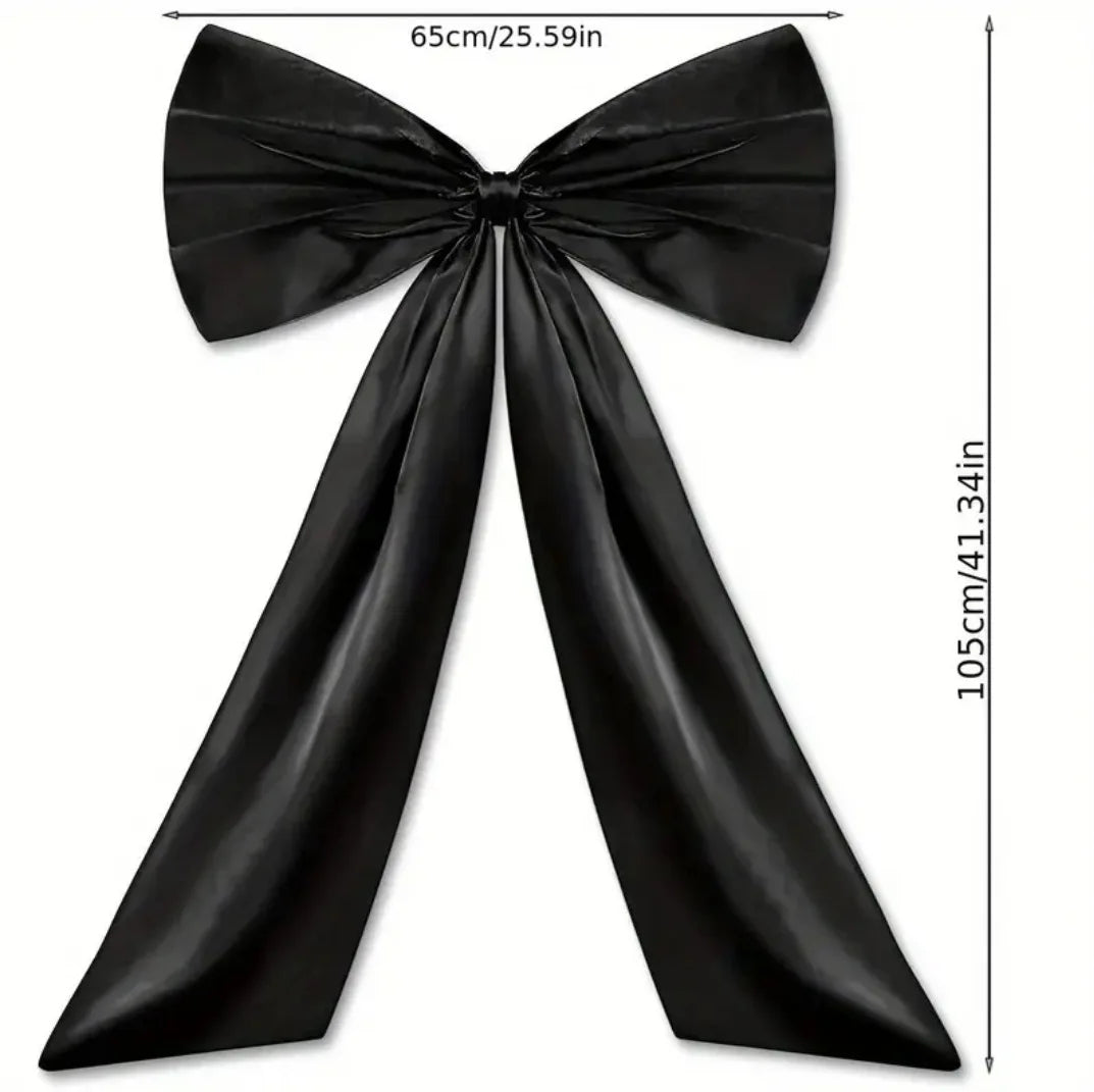 Large Bow Themed Party Decorations Christmas Tree Topper Bow Ribbon for Christmas Wedding Birthday Party Wall Pendant Decor 1PC
