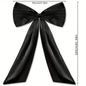 Large Bow Themed Party Decorations Christmas Tree Topper Bow Ribbon for Christmas Wedding Birthday Party Wall Pendant Decor 1PC