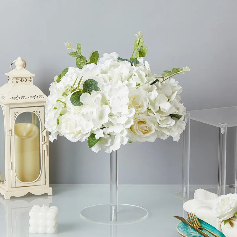 New Party Table Decoration Flower Ball Simulation Rose Hydrangea Wedding Road Flower Ball Foreign Trade Decoration Flower