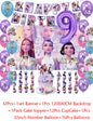 Demon Hunters Party Cutlery Set Banner Backdrop Balloons Cake Topper Outdoor Picnic Supply Birthday for Korean Kpop Anime Party
