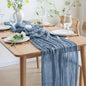 1/2/4/6Pack CheeseCloth Table Runner,40x270cm Boho Gauze Fabric Rustic Sheer TableRunner for Wedding Bridal Shower Party Banquet