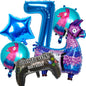 Video Game Fortnitions Birthday Party Decoration Cartoon Alpaca Llama Plate Tablecloth Baby Shower Kids Favors Party Supplies