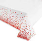 Birthday Party Decorations Tablecloth Black Gold Dots Tablecover Dinner Supplies for Wedding Decorations