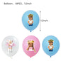 Pink Robloxed Theme Birthday Party Decorations Tableware Set Balloons Cups Plates Banner Backdrop for Girls Baby Shower Supplies