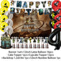 Game L-Little Nightmaresd 3 Birthday Party Decorations Balloons Banner Cake Topper Anime Backdrop Halloween Decor Kids Gifts