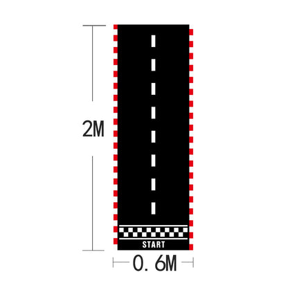 Racing Car Table Runner Tablecloths Table cover checkered flag racing road track kids Race Car Themed birthday Party Decoration
