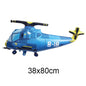 Construction Truck Balloons Excavator Cement Truck Forklift Crane Foil Balloon Kid Boys Birthday Party Construction Theme Decors