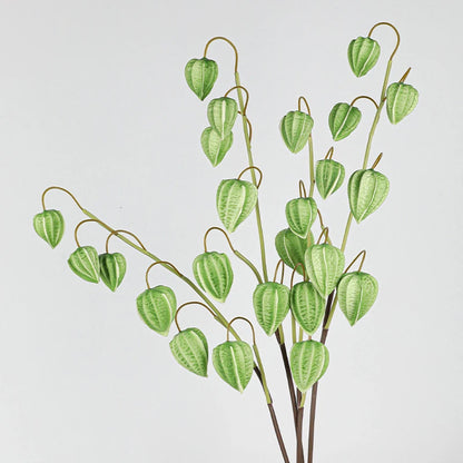 Home Party Wedding Decoration 1 PCS 71 Cm Beautiful Artificial Long Stem Red Lantern Flowers Silk Flowers