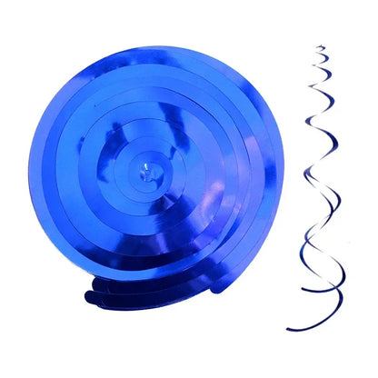 6pcs Party Spiral Decoration Birthday Party Wedding Decorative Ornaments Foil Swirls Banner Tassels Garland