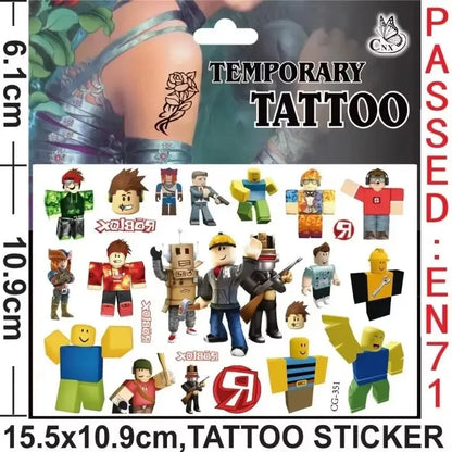 Roblox Birthday Party Decoration Roblox Game Set Tableware Tablecloth Balloon Cake Topper Backdrop Baby Showe Toy Party Supplies