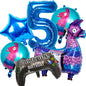 Video Game Fortnitions Birthday Party Decoration Cartoon Alpaca Llama Plate Tablecloth Baby Shower Kids Favors Party Supplies
