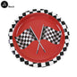 Checkered Race Car Party Tablecloths Black White Checkered Flag Tablecloth Racetrack Tablecover Racing Birthday Party Supplies