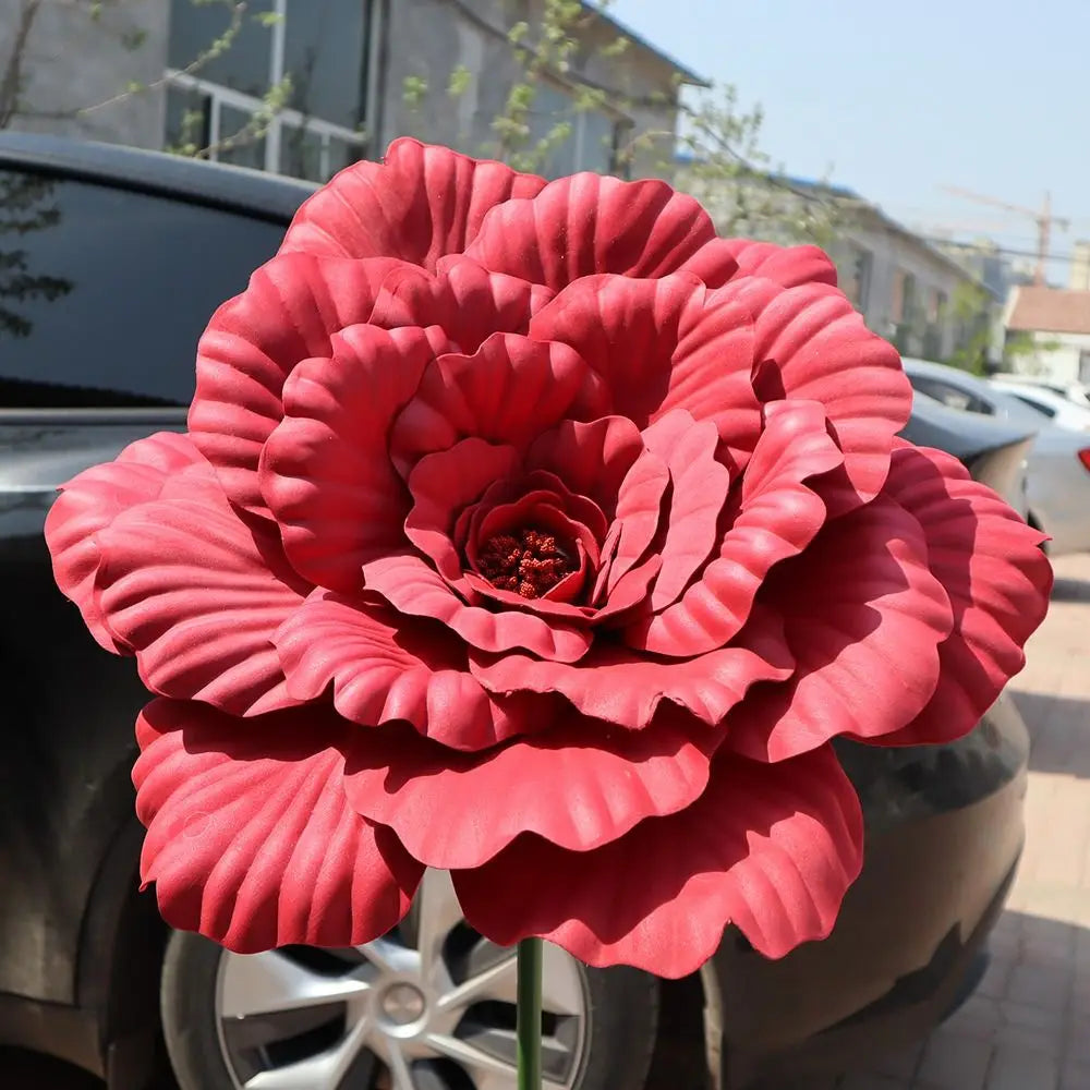 Artificial Peony Wedding Party Decoration Large Flower Show Props Fake Flowers DIY Flower Background Wall Decoration