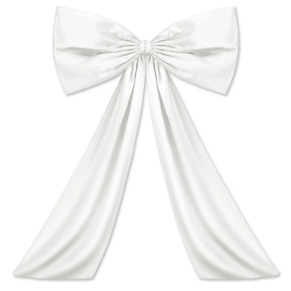Large Bow Themed Party Decorations Christmas Tree Topper Bow Ribbon for Christmas Wedding Birthday Party Wall Pendant Decor 1PC