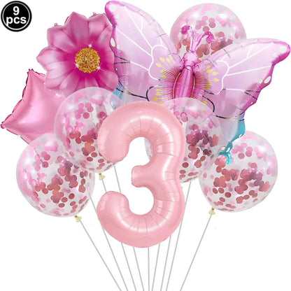 Butterfly Birthday Party Decoration Disposable Party Plates Cup Napkin Tablecloth Butterfly Knìfe Birthday Decoration Baby Showe