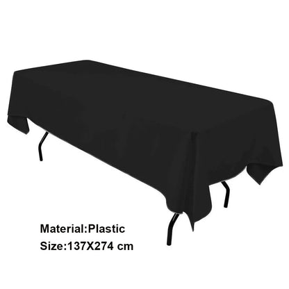 Checkered Race Car Party Tablecloths Black White Checkered Flag Tablecloth Racetrack Tablecover Racing Birthday Party Supplies