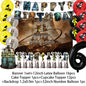 Game L-Little Nightmaresd 3 Birthday Party Decorations Balloons Banner Cake Topper Anime Backdrop Halloween Decor Kids Gifts