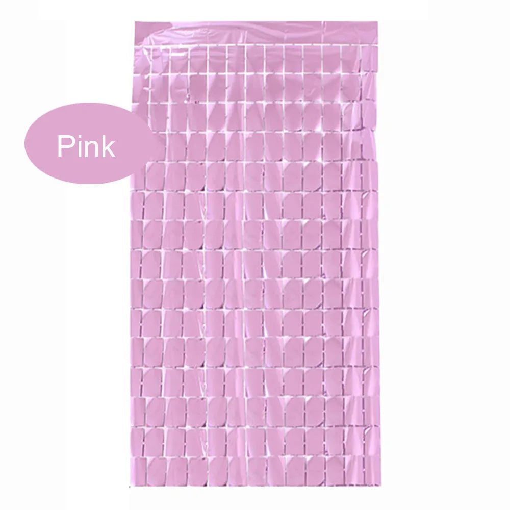 Bachelorette Party Decorations Sequin Backdrop Curtain 2m Tinsel Foil Birthday Curtain Wedding Birthday Party Decorations