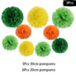 Tropical Party Decorations  Hibiscus Flower Garland Strawberry Cups Luau Grass Table Skirt Summer Beach Hawaiian Party Supplies