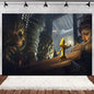 Game L-Little Nightmaresd 3 Birthday Party Decorations Balloons Banner Cake Topper Anime Backdrop Halloween Decor Kids Gifts