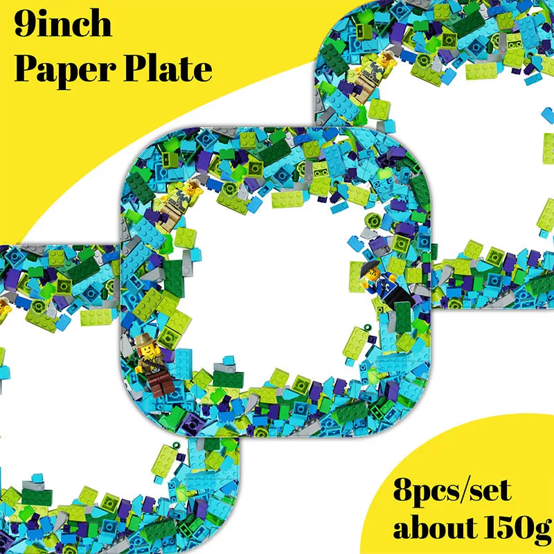 Theme Birthday Party Decorations Cake Topper Birthday CUP PLATE Straw Swirls Stickers  KidsParty Supplies Decor