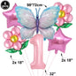 Butterfly Birthday Party Decoration Disposable Party Plates Cup Napkin Tablecloth Butterfly Knìfe Birthday Decoration Baby Showe