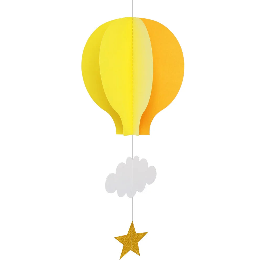 Wedding/birthday Party Decoration Supplies 3D Hanging Decorations Love Hot air Balloons Cloud Display Window Pendants