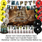 Game L-Little Nightmaresd 3 Birthday Party Decorations Balloons Banner Cake Topper Anime Backdrop Halloween Decor Kids Gifts