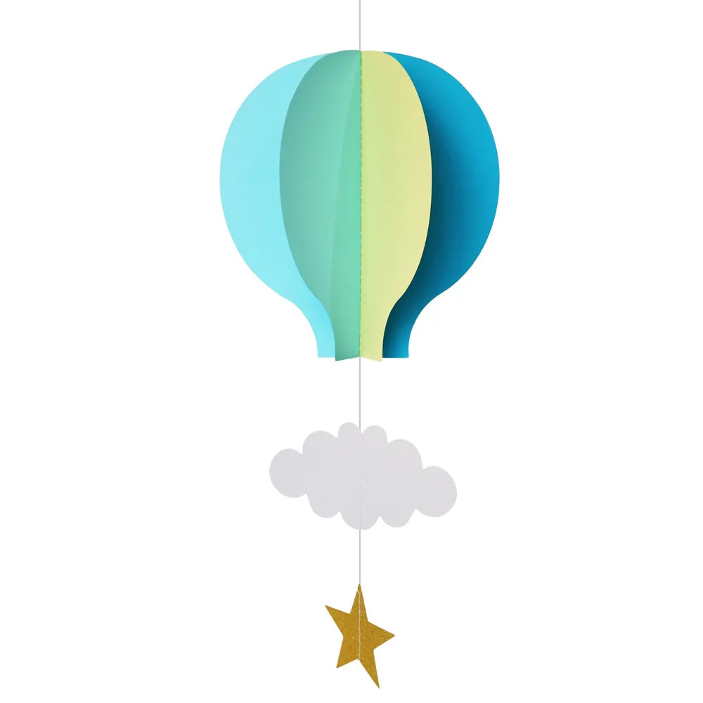Wedding/birthday Party Decoration Supplies 3D Hanging Decorations Love Hot air Balloons Cloud Display Window Pendants